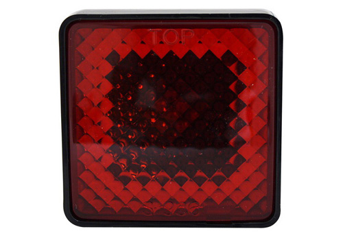 Bully Hitch Square Brake Light With Running Light Function - Click Image to Close